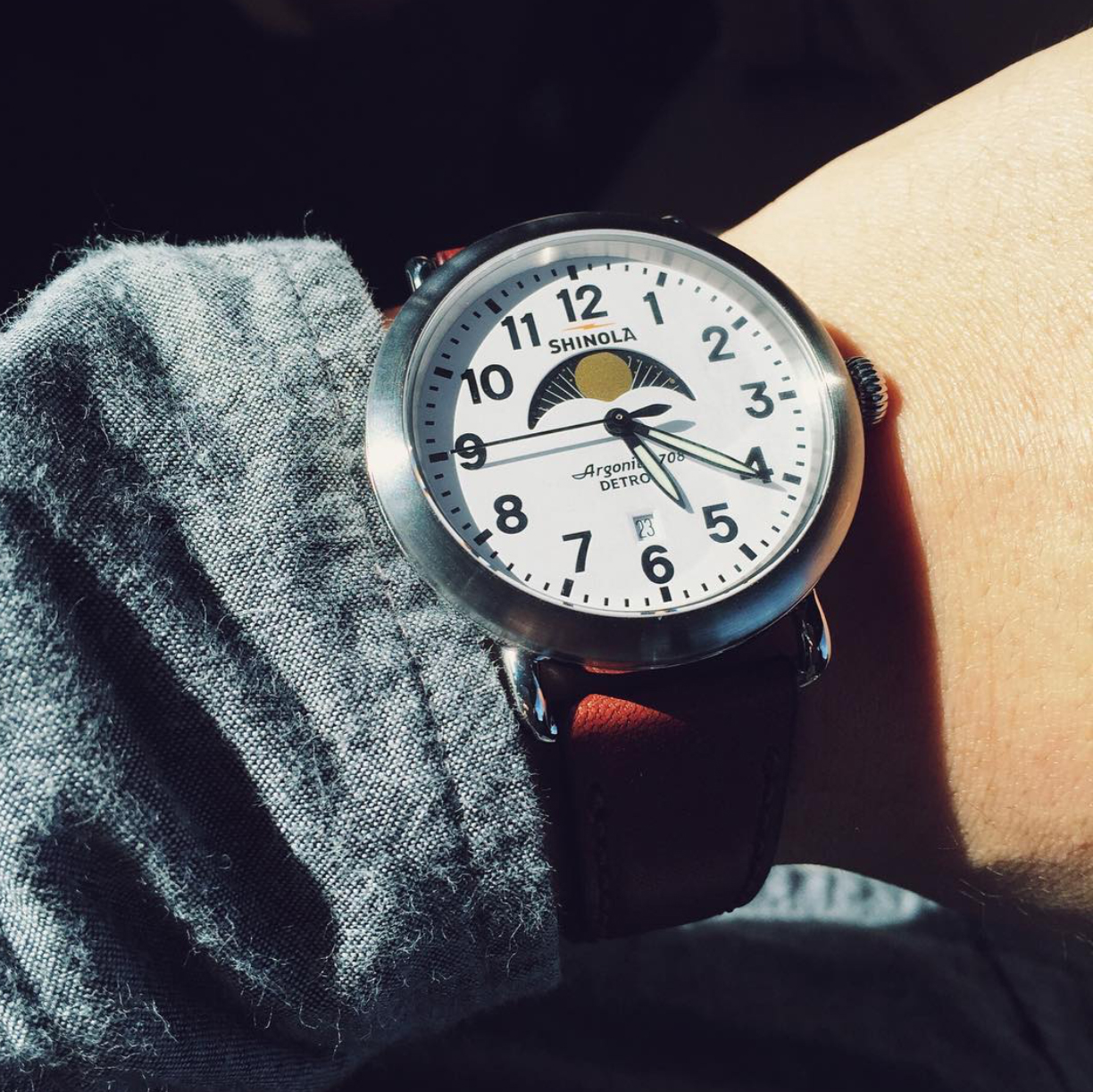 THE RUNWELL MOON PHASE 41mm