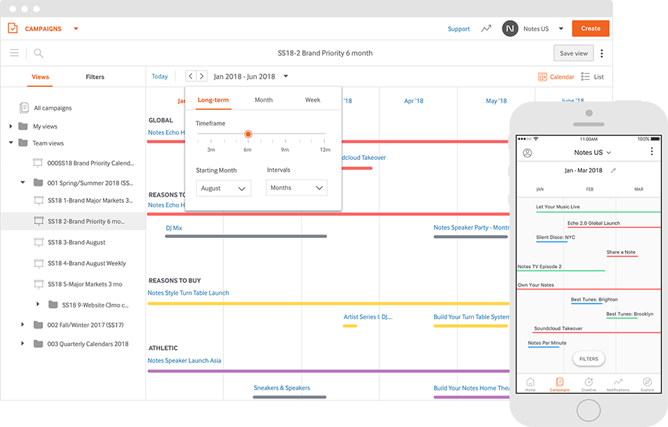 Marketing Calendar Percolate